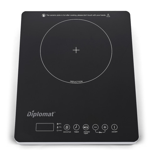 Котлон индукционен Diplomat DGX2020I, touch-бутони, единичен, 2000W